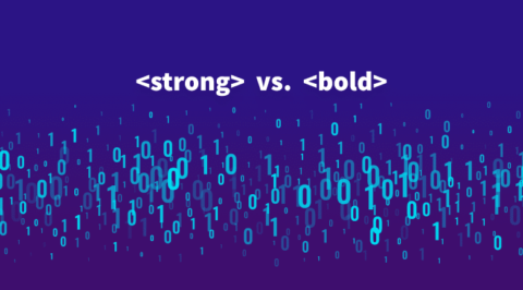 Strong vs. bold