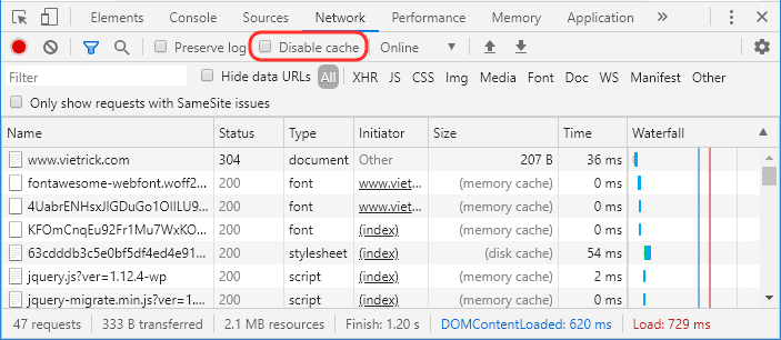 Sửa Lỗi Serve Static Assets With An Efficient Cache Policy - Vietrick